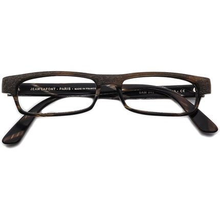 Jean Lafont Eyeglasses Sam 348 Woody Brown Rectangular Frame France 51[]15 145