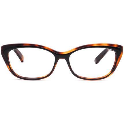 Jimmy Choo Women's Eyeglasses JC126 224 Black & Havana/Gold Cat Eye Frame Italy 53[]15 140
