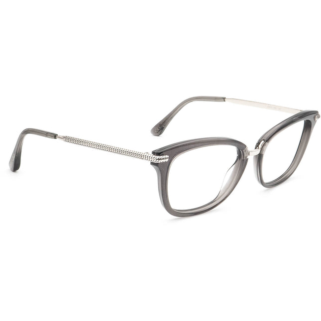Jimmy Choo Women's Eyeglasses JC218 Y6U Gray Glitter&Gunmetal Rectangular Frame Italy 51[]15 140