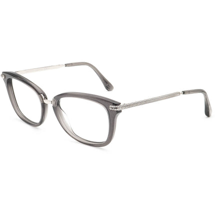 Jimmy Choo Women's Eyeglasses JC218 Y6U Gray Glitter&Gunmetal Rectangular Frame Italy 51[]15 140