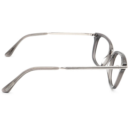Jimmy Choo Women's Eyeglasses JC218 Y6U Gray Glitter&Gunmetal Rectangular Frame Italy 51[]15 140