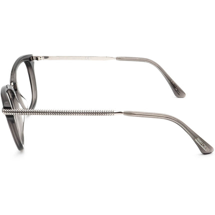 Jimmy Choo Women's Eyeglasses JC218 Y6U Gray Glitter&Gunmetal Rectangular Frame Italy 51[]15 140