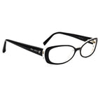 Jimmy Choo Women's Eyeglasses JC37 ATZ Black Oval Frame Italy 51[]15 135