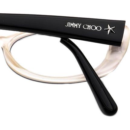 Jimmy Choo Women's Eyeglasses JC37 ATZ Black Oval Frame Italy 51[]15 135