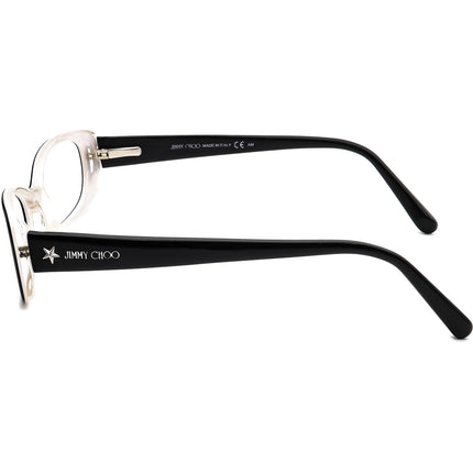 Jimmy Choo Women's Eyeglasses JC37 ATZ Black Oval Frame Italy 51[]15 135