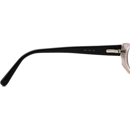 Jimmy Choo Women's Eyeglasses JC37 ATZ Black Oval Frame Italy 51[]15 135