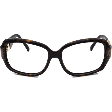Jimmy Choo Women's Sunglasses Tortoise/Snake Print & Gold Oversized Italy 59 mm