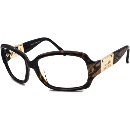 Jimmy Choo Women's Sunglasses Tortoise/Snake Print & Gold Oversized Italy 59 mm