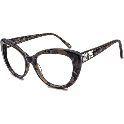 Jimmy Crystal Women's Sunglasses JCS225 Black Pearl Black Pearl with Rhinestones Cat Eye 54 mm