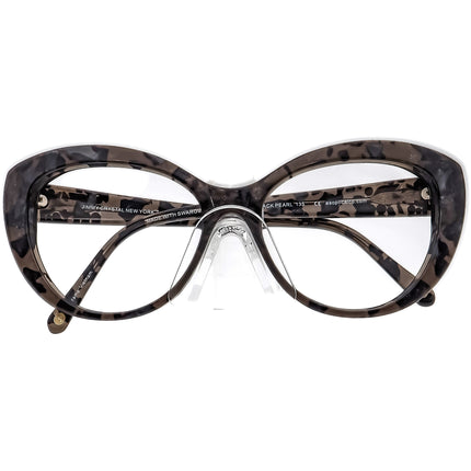 Jimmy Crystal Women's Sunglasses JCS225 Black Pearl Black Pearl with Rhinestones Cat Eye 54 mm