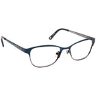 Jimmy Crystal Women's Eyeglasses Nice Navy Blue Rhinestones Browline Metal Frame 51[]16 135