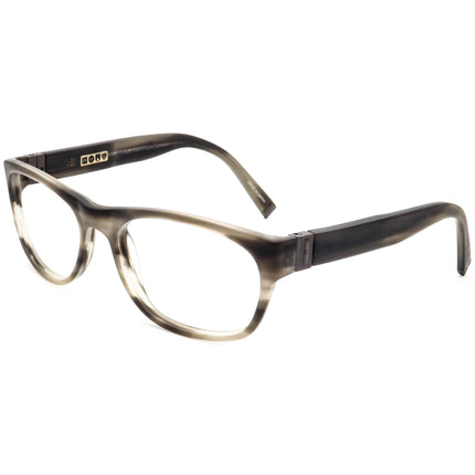 John Varvatos Men's Sunglasses V750 Grey Horn Rectangular Japan 56 mm