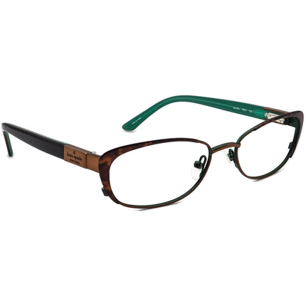 Kate Spade Women's Eyeglasses Alaine 0DC7 Tortoise on Emerald Cat Eye Frame 51[]16 135