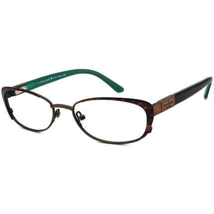 Kate Spade Women's Eyeglasses Alaine 0DC7 Tortoise on Emerald Cat Eye Frame 51[]16 135