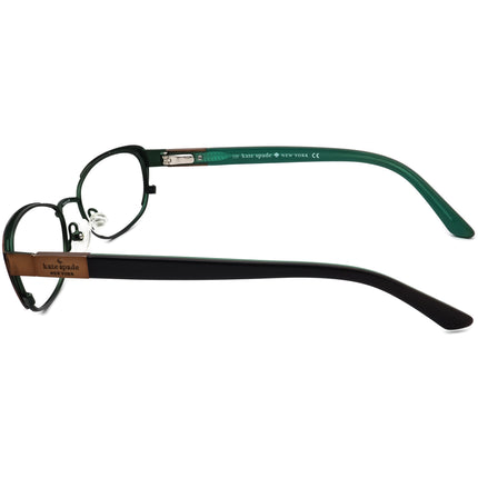 Kate Spade Women's Eyeglasses Alaine 0DC7 Tortoise on Emerald Cat Eye Frame 51[]16 135