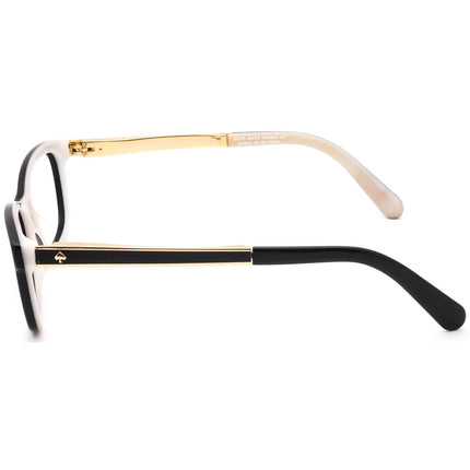 Kate Spade Women's Eyeglasses Angelisa S0T Black & Gold B-Shape Frame 51[]16 135