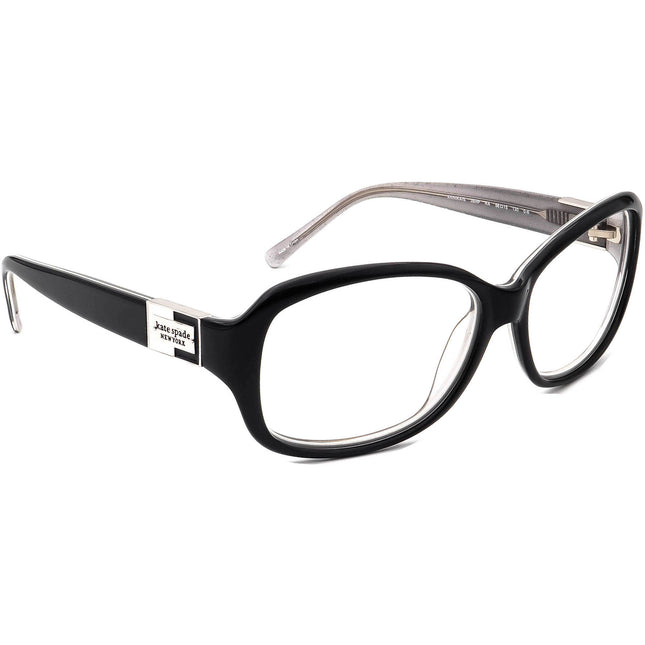 Kate Spade Women's Sunglasses Annika/S JBHP Black on Glitter Gray B-Shape 56 mm