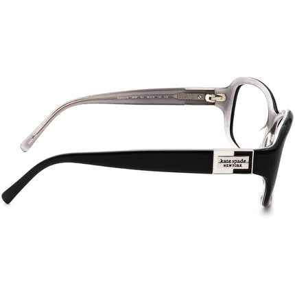 Kate Spade Women's Sunglasses Annika/S JBHP Black on Glitter Gray B-Shape 56 mm