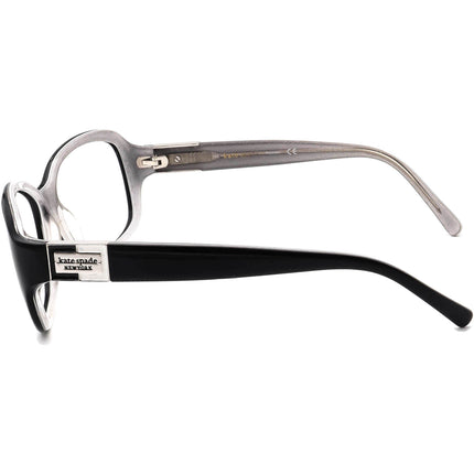 Kate Spade Women's Sunglasses Annika/S JBHP Black on Glitter Gray B-Shape 56 mm