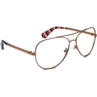 Kate Spade Women's Sunglasses Avaline2/S AU2WJ Red Gold Aviator Metal 58 mm