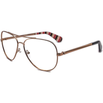 Kate Spade Women's Sunglasses Avaline2/S AU2WJ Red Gold Aviator Metal 58 mm