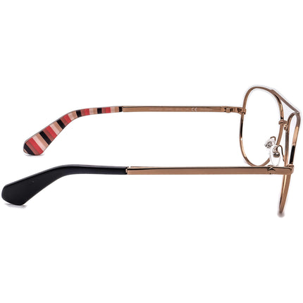 Kate Spade Women's Sunglasses Avaline2/S AU2WJ Red Gold Aviator Metal 58 mm
