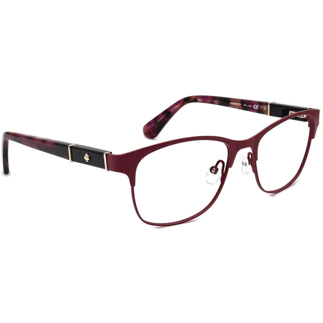 Kate Spade Women's Eyeglasses Benedetta 7BL Dark Pink/Purple Tortoise B-Shape Frame 51[]16 140