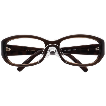 Kate Spade Women's Sunglasses Dee/S 01W0 Brown/Cougar Print B-Shape Italy 54 mm