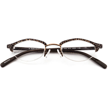 Kate Spade Felice BA10 +1.00 Half Rim Oval Eyeglasses 46 mm