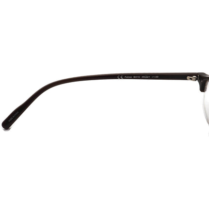 Kate Spade Felice BA10 +1.00 Half Rim Oval Eyeglasses 46 mm