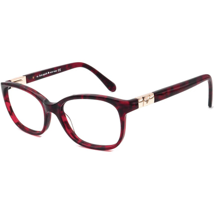 Kate Spade Women's Eyeglasses Josette 01Y9 Burgundy Havana B-Shape Frame 52[]17 135