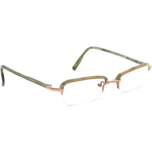 Kate Spade Women's Eyeglasses Paige 0Y12 Light Brown&Lime Green Marble Half Rim Frame Italy 46[]19 130