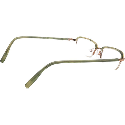 Kate Spade Women's Eyeglasses Paige 0Y12 Light Brown&Lime Green Marble Half Rim Frame Italy 46[]19 130
