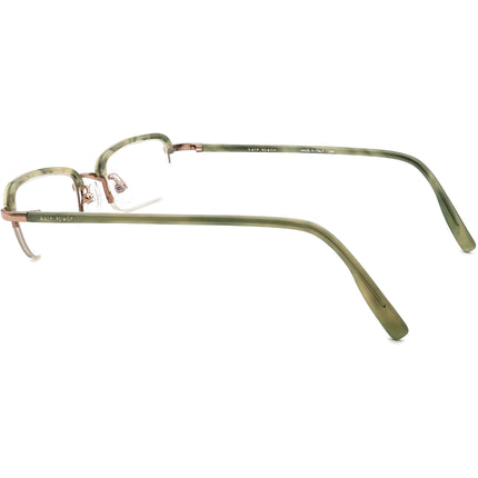 Kate Spade Women's Eyeglasses Paige 0Y12 Light Brown&Lime Green Marble Half Rim Frame Italy 46[]19 130