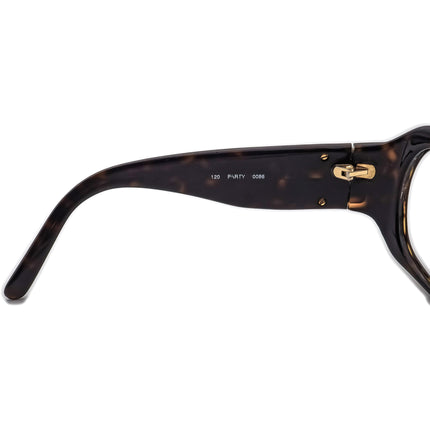 Kate Spade Women's Sunglasses Party 0086 Dark Tortoise with Rhinestones Oversized Italy 56 mm