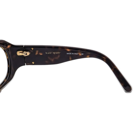 Kate Spade Women's Sunglasses Party 0086 Dark Tortoise with Rhinestones Oversized Italy 56 mm