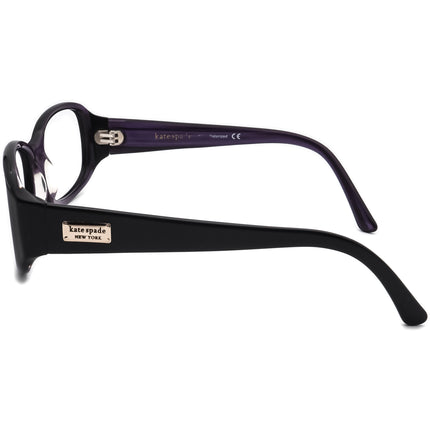 Kate Spade Women's Sunglasses Paxton/n/s 1U5P RA Black on Purple B-Shape 53 mm