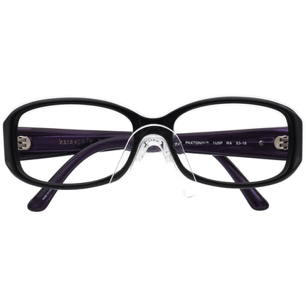 Kate Spade Women's Sunglasses Paxton/n/s 1U5P RA Black on Purple B-Shape 53 mm