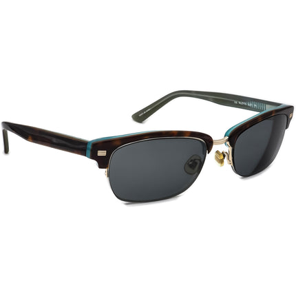 Kate Spade Women's Rx Sunglasses FRAME ONLY Riley/S 0JEY Y6 Tortoise on Aqua Blue Half Rim 52 mm