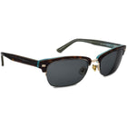 Kate Spade Women's Rx Sunglasses FRAME ONLY Riley/S 0JEY Y6 Tortoise on Aqua Blue Half Rim 52 mm