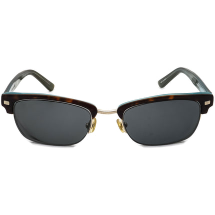 Kate Spade Women's Rx Sunglasses FRAME ONLY Riley/S 0JEY Y6 Tortoise on Aqua Blue Half Rim 52 mm