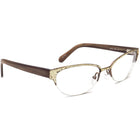 Kate Spade Women's Eyeglasses Shayla 0W48 Sparking Gold/Brown Half Rim Frame 51[]17 135