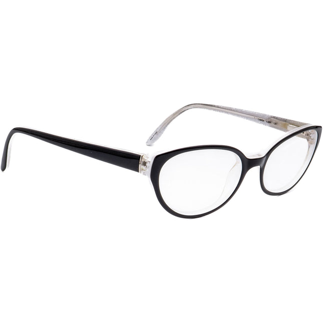 Kate Spade Women's Eyeglasses Tamra 0JBH Black on Glitter White Cat Eye Frame 51[]18 135
