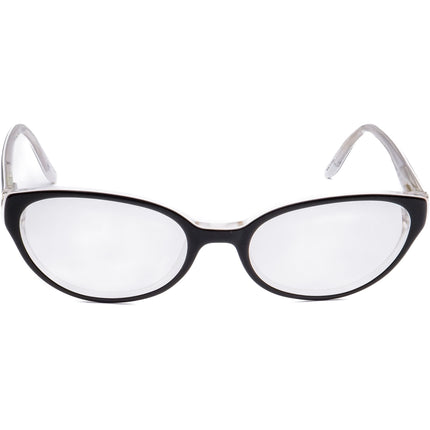 Kate Spade Women's Eyeglasses Tamra 0JBH Black on Glitter White Cat Eye Frame 51[]18 135