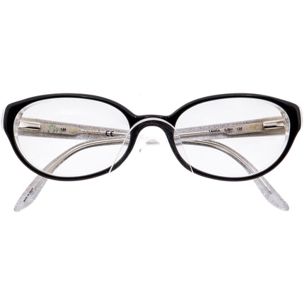 Kate Spade Women's Eyeglasses Tamra 0JBH Black on Glitter White Cat Eye Frame 51[]18 135