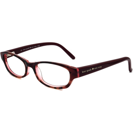 Kate Spade Women's Eyeglasses Twyla JME Burgundy Havana Oval Frame 50[]16 135