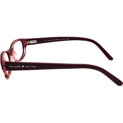Kate Spade Women's Eyeglasses Twyla JME Burgundy Havana Oval Frame 50[]16 135