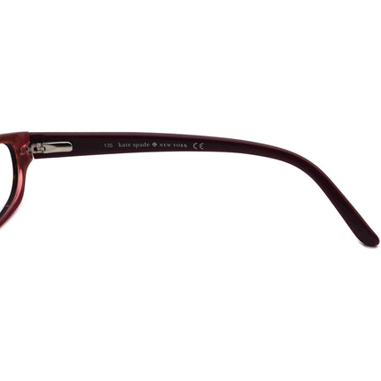 Kate Spade Women's Eyeglasses Twyla JME Burgundy Havana Oval Frame 50[]16 135