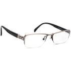 Kio Yamato Eyeglasses KT-328U COL. 74 Brushed Gunmetal Half Rim Frame Japan 53[]18 139