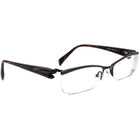 Kio Yamato Eyeglasses KT 271 COL.35 Titanium Brown/Glitter Tortoise Half Rim Frame Japan 54[]18 134